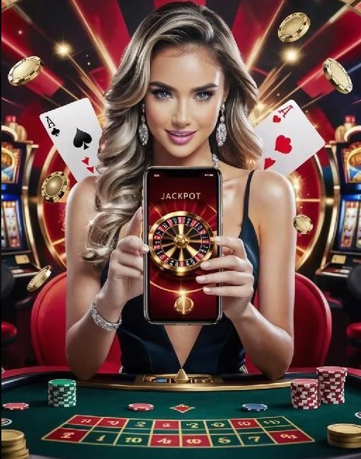 jlmmmm slot game selection displayed on a mobile phone screen